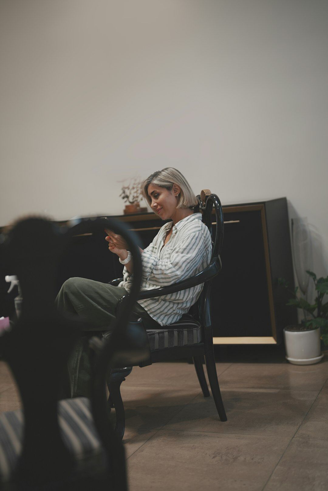 Portrait of a friendly senior woman director